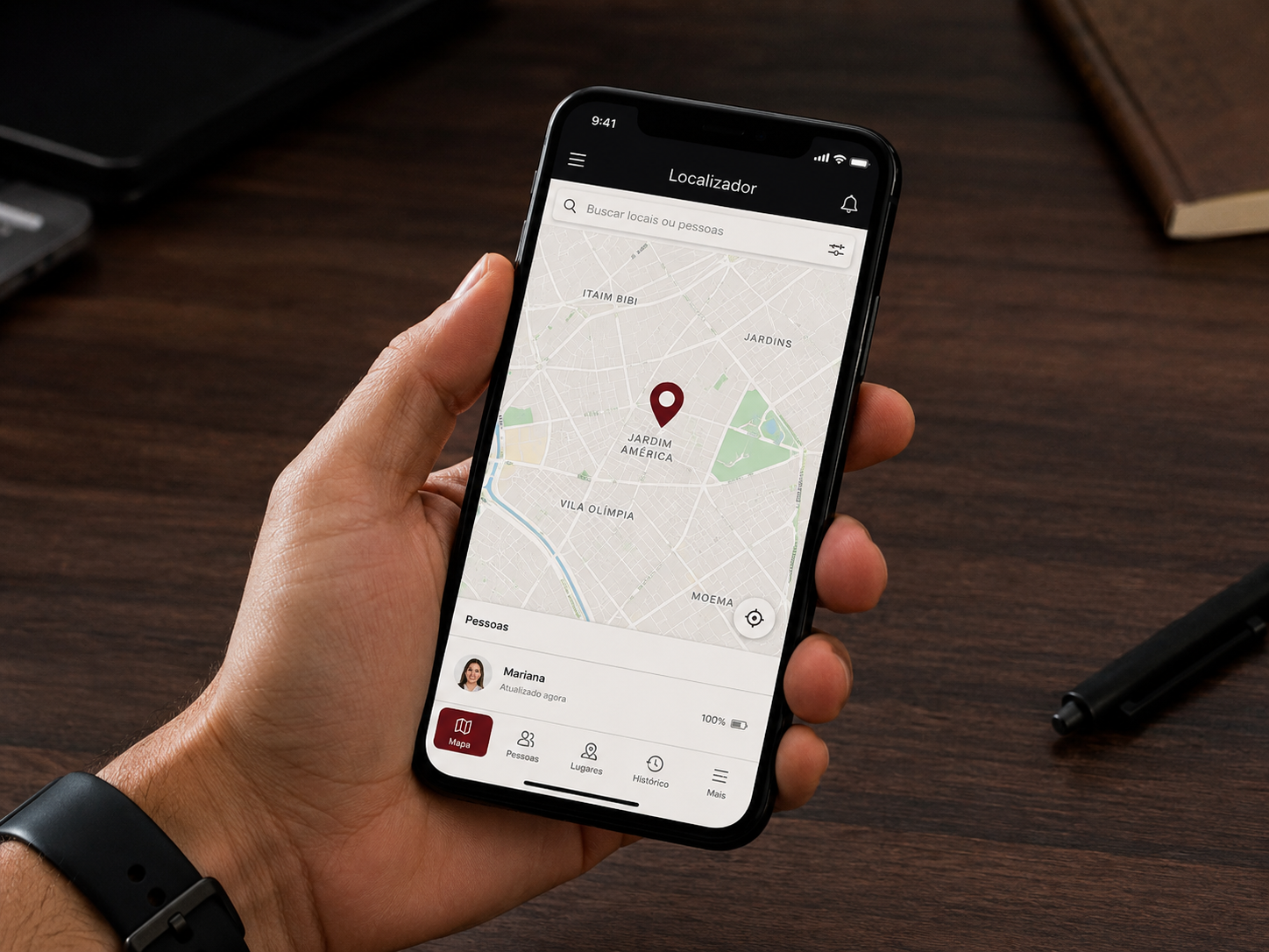 Bônus 2 — Aplicativo Localizador